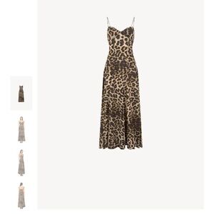 Leslie Amon Timeless Leopard Print Maxi Dress